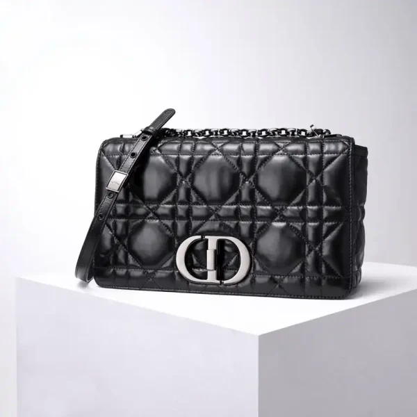 Dior Caro Bag Diamond Black - Image 2