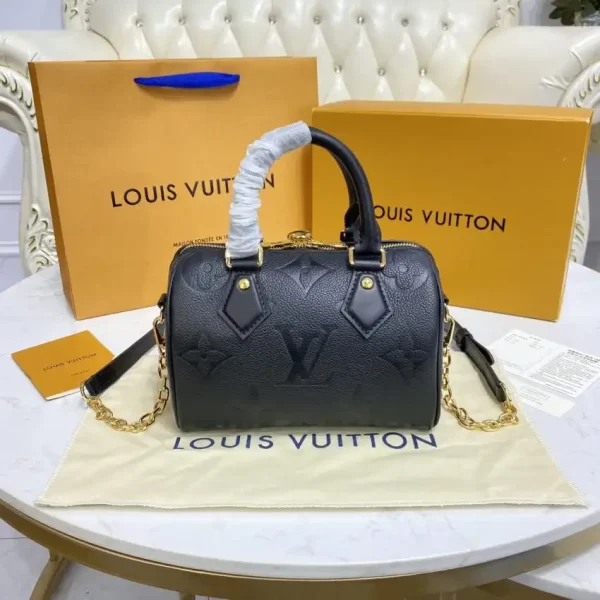 Louis Vuitton Speedy Bandouliere 20 Full Black - Image 3