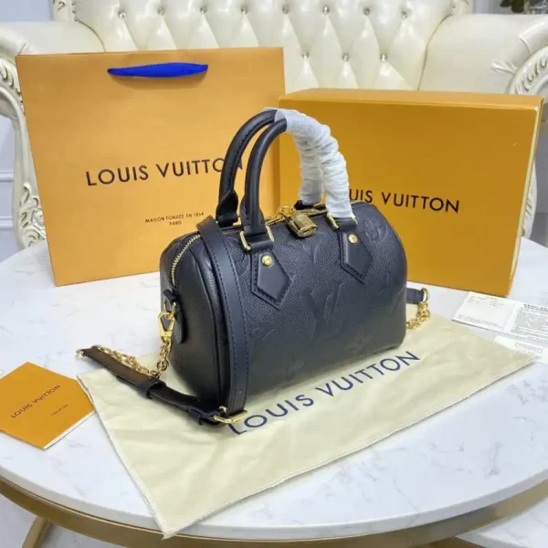 Louis Vuitton Speedy Bandouliere 20 Full Black - Image 4
