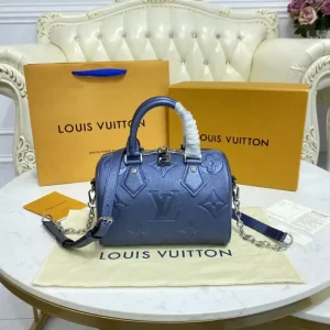 Louis Vuitton Speedy Bandouliere 20 Dark Blue