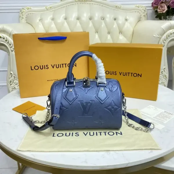 Louis Vuitton Speedy Bandouliere 20 Dark Blue