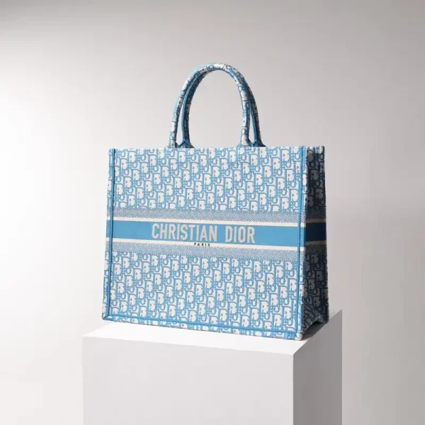 Dior Tote Book CD Light Blue - Image 6
