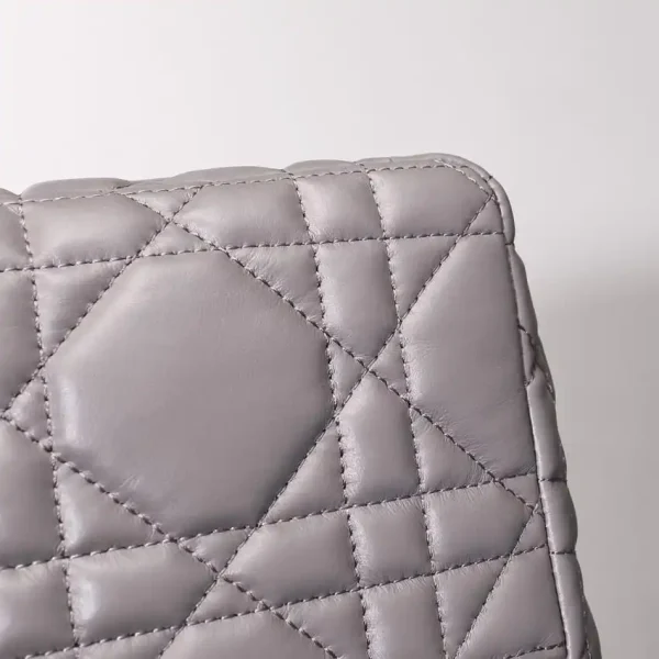 Dior Caro Bag Diamond Grey - Image 7