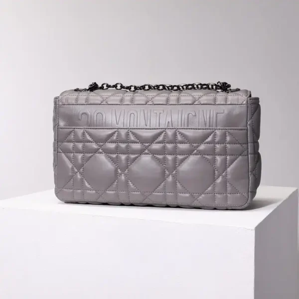 Dior Caro Bag Diamond Grey - Image 5