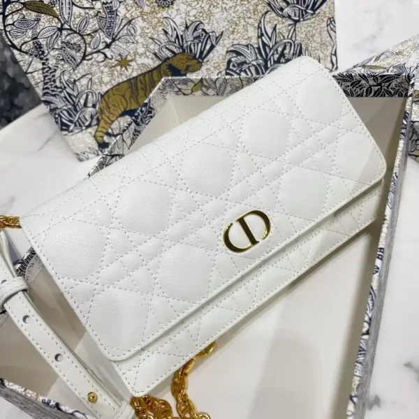 Dior Miss Caro Pouch White - Image 7