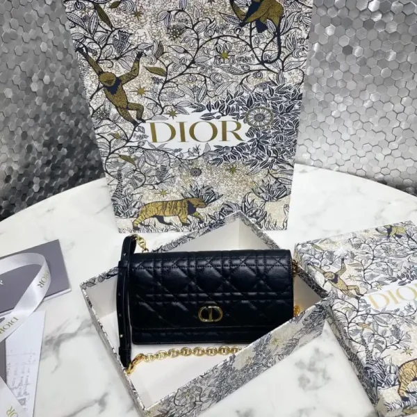 Dior Miss Caro Pouch Black