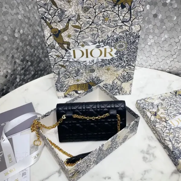 Dior Miss Caro Pouch Black - Image 6
