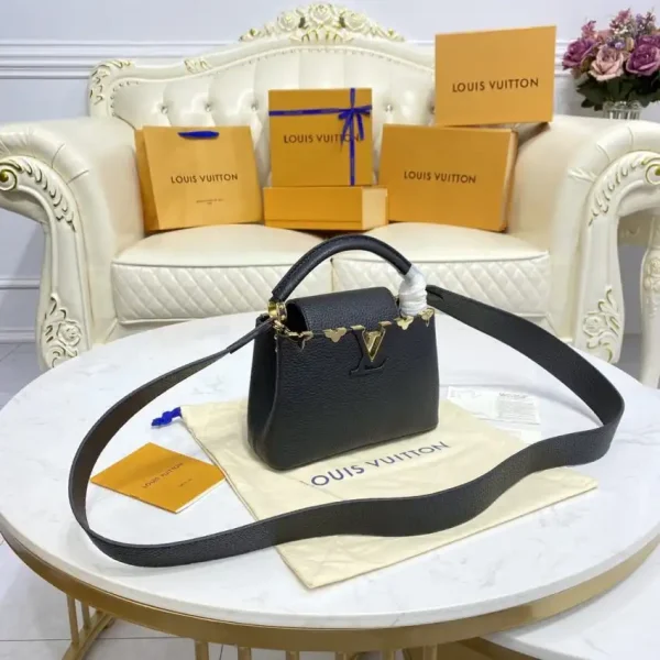 Loius Vuitton Capucines Small Black - Image 5