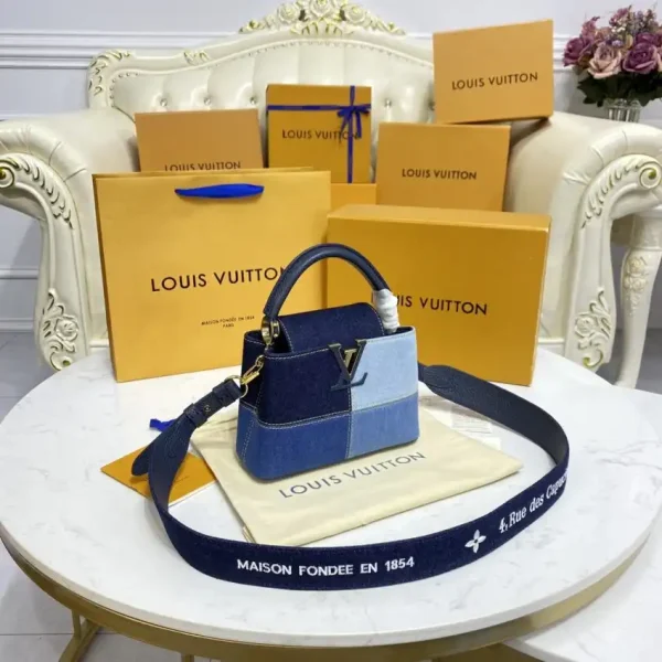 Loius Vuitton Capucines Denim - Image 3