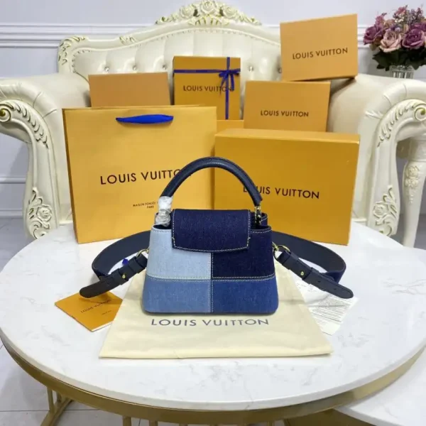 Loius Vuitton Capucines Denim - Image 7