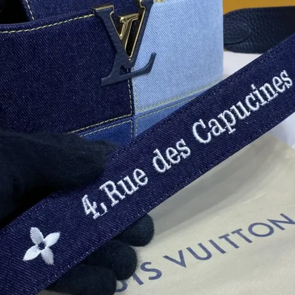 Loius Vuitton Capucines Denim - Image 9