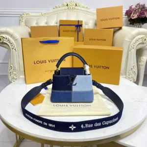 Loius Vuitton Capucines Denim