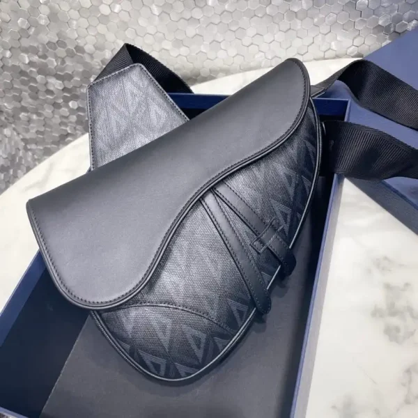 Dior Saddle Bag Blue - Image 4