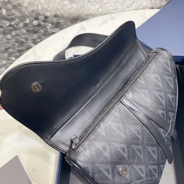 Dior Saddle Bag Blue - Image 6