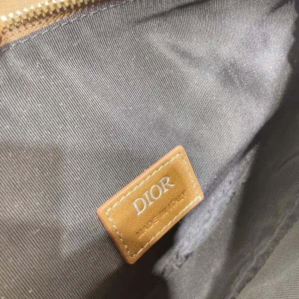 Dior Saddle Bag Brown Triangle - Image 3