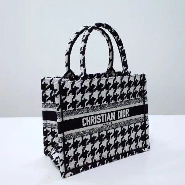 Dior Tote Book Houndstooth - Image 7