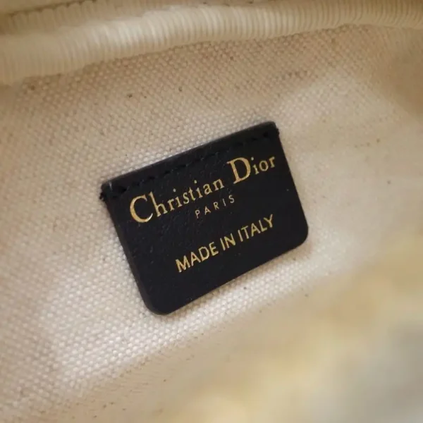 Dior Vibe Zip Bowling Bag White - Image 5