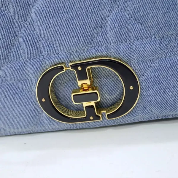Dior Caro Bag Denim Blue - Image 4