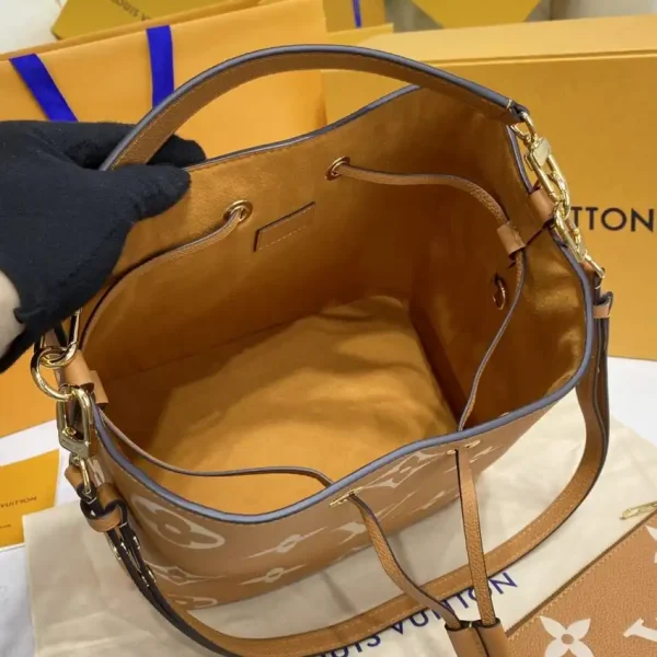 Louis Vuitton Noe  Bucket Brown MM - Image 3