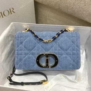 Dior Caro Bag Denim Blue