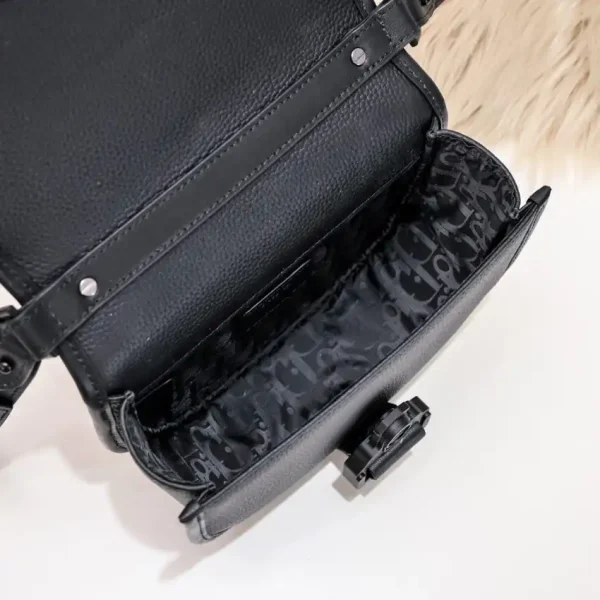 Dior Mini Gallop Bag with Strap Black - Image 8
