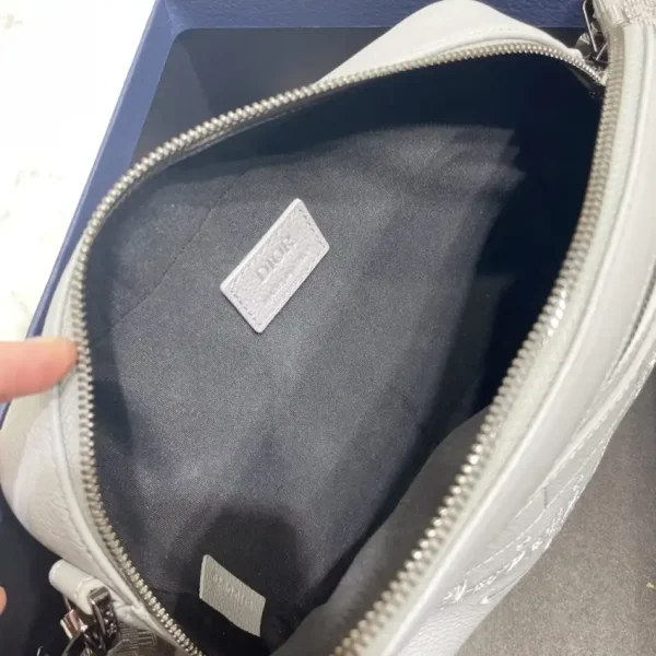 Dior Safari Bag with Strap Sky Blue - Image 3