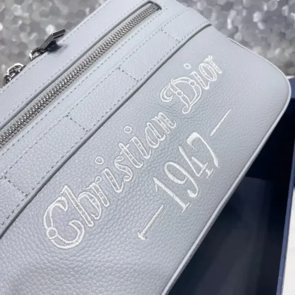 Dior Safari Bag with Strap Sky Blue - Image 7