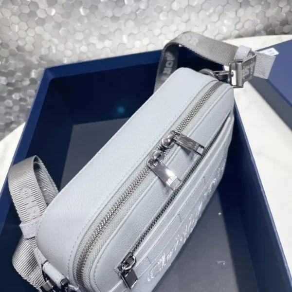 Dior Safari Bag with Strap Sky Blue - Image 8