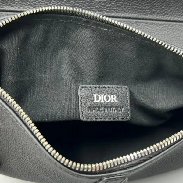 Dior Saddle Bag  Full Black Calfskin - Image 4