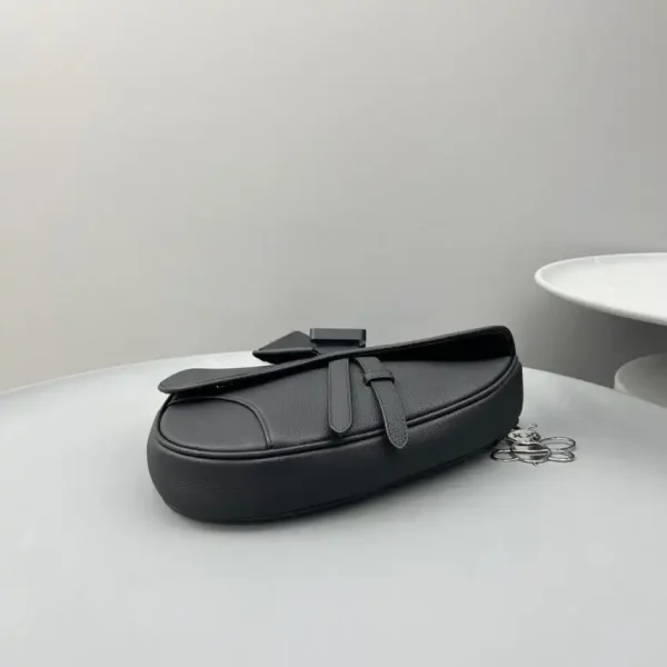 Dior Saddle Bag  Full Black Calfskin - Image 6