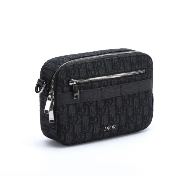 Dior Safari Bag  Black Jacquard - Image 2