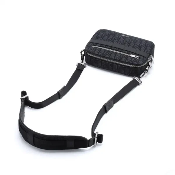 Dior Safari Bag  Black Jacquard - Image 4