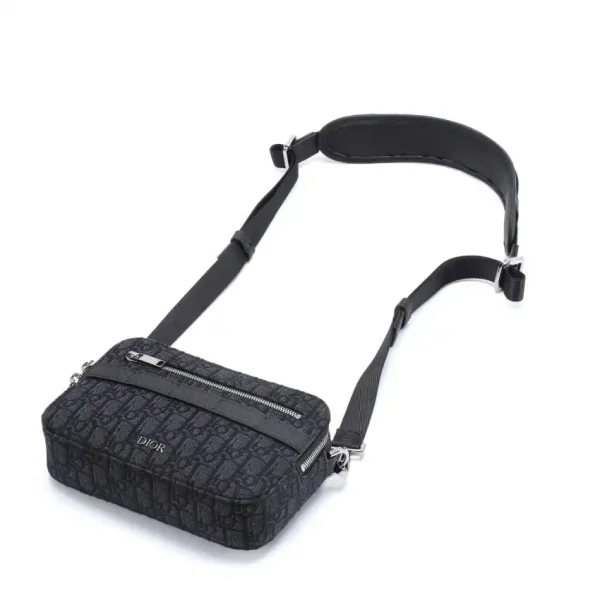 Dior Safari Bag  Black Jacquard - Image 5