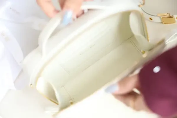 Dior Caro Box Bag White - Image 8