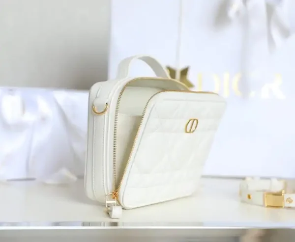Dior Caro Box Bag White - Image 5
