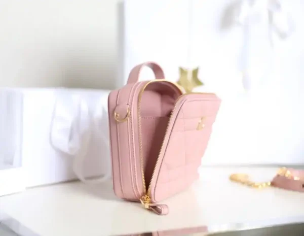 Dior Caro Box Bag Pink - Image 4