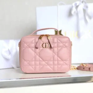 Dior Caro Box Bag Pink