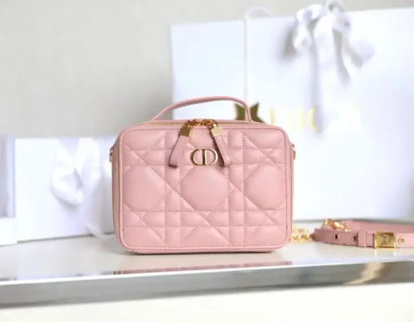 Dior Caro Box Bag Pink