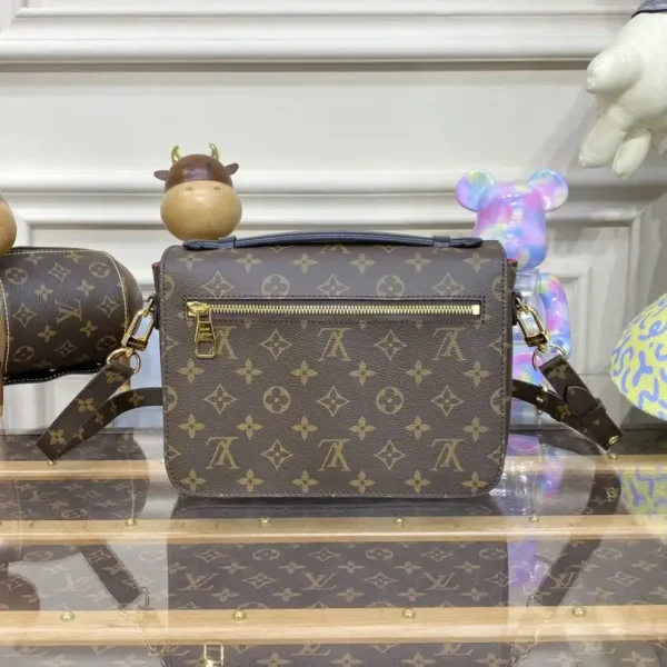 Louis Vuitton Pochette Metis Shoulder Bag Brown - Image 4