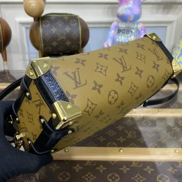 Louis Vuitton Side Trunk Brown Canvas - Image 3