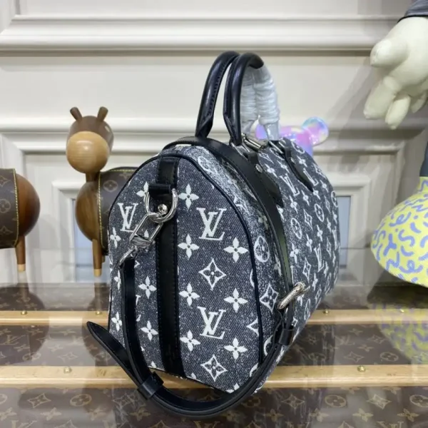 Louis Vuitton Speedy Bandouliere 25 Denim Canvas - Image 4
