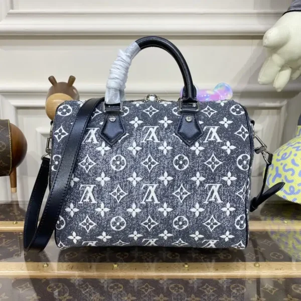Louis Vuitton Speedy Bandouliere 25 Denim Canvas - Image 6