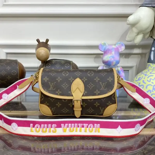 Louis Vuitton Nano Diane Satchel Pink Strap