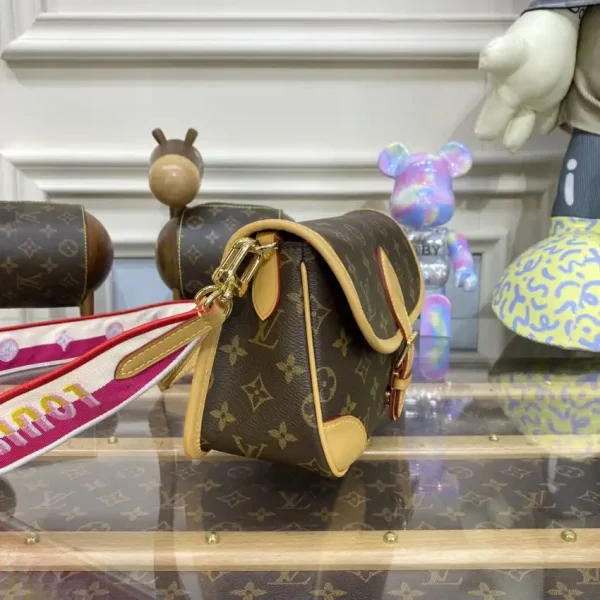 Louis Vuitton Nano Diane Satchel Pink Strap - Image 7