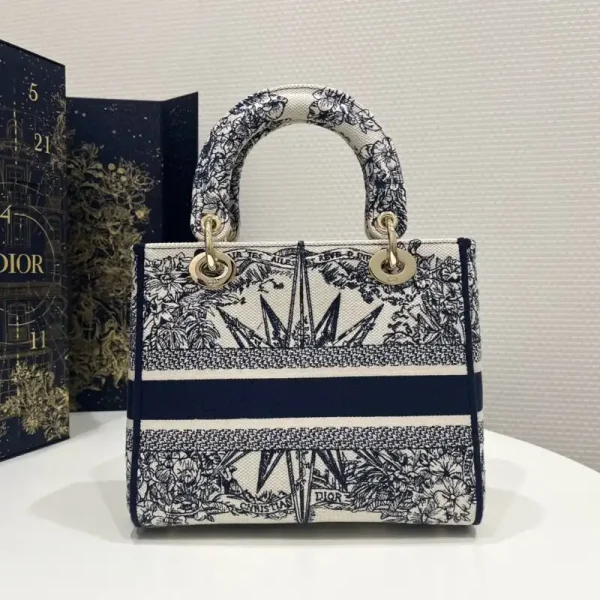 Lady Dior  D-Lite Blue Star - Image 4