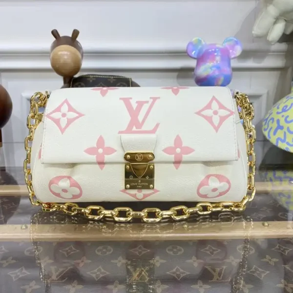 Louis Vuitton Favorite Pink White