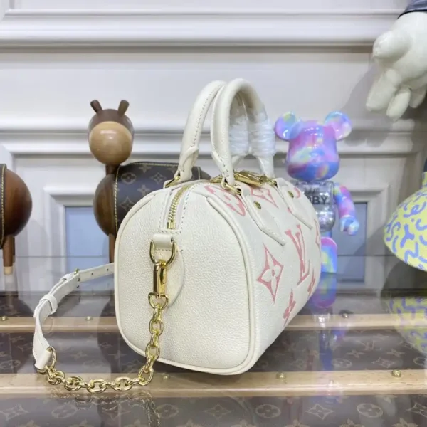 Louis Vuitton Speedy Bandouliere 20 White Pink - Image 4