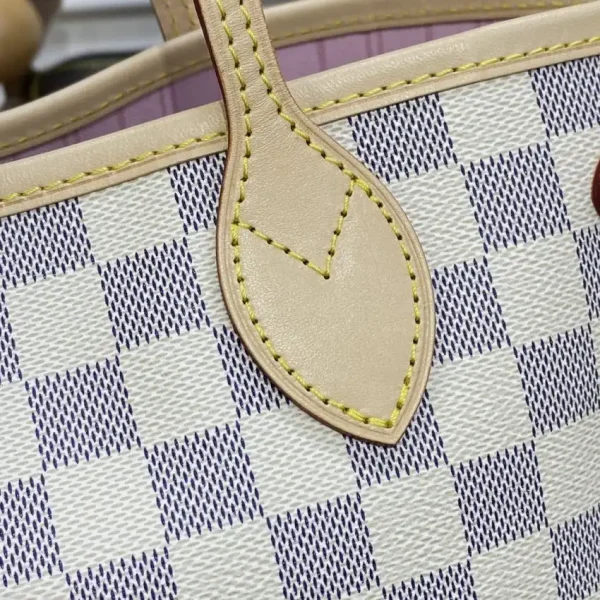 Louis Vuitton Neverfull MM White Grid - Image 2