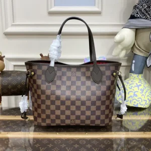 Louis Vuitton Neverfull MM  Grid Red Inside