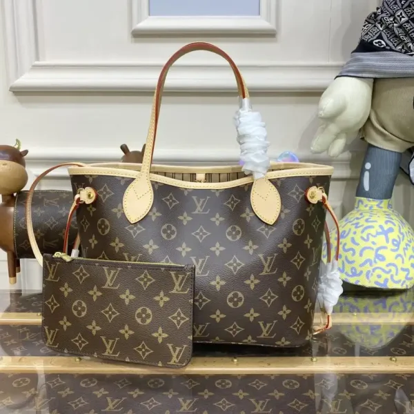 Louis Vuitton Neverfull MM Brown Classic - Image 3